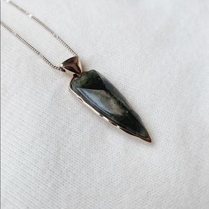 Somerville stone pendant- laboradite. Stella & Dot necklace